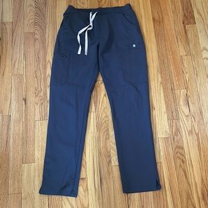 Figs Yola Skinny Scrub Pant Charcoal Grey size small